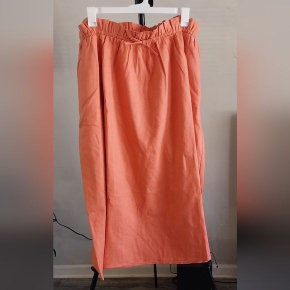 Women's Linen Tie-Front Maxi Skirt - FutureCollective™ with Jenny K. Lopez new - Picture 1 of 6